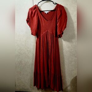 Baltic Born Rust Midi Dress